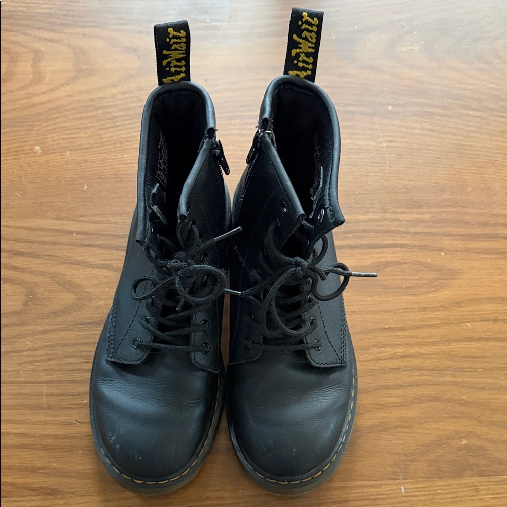 Dr. Martens Black Leather Boots